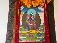 Chakrasamvara Vajravarahi Thangka 11×14 original Hand painted Thanka fabric