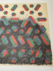 ABSTRACT DRAWING 1970’S PROFESSOR LUBENSKY POP MODERNIST CHICAGO KANSAS LISTED