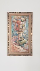 Vintage AMERICAN IMPRESSIONIST „EDNA GASS“ PA / NEW HOPE SCHOOL GOUCHE PAINTING