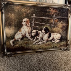 framed oil painting large