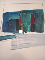 Original Watercolor By Ken Durkin 1979 California Artist