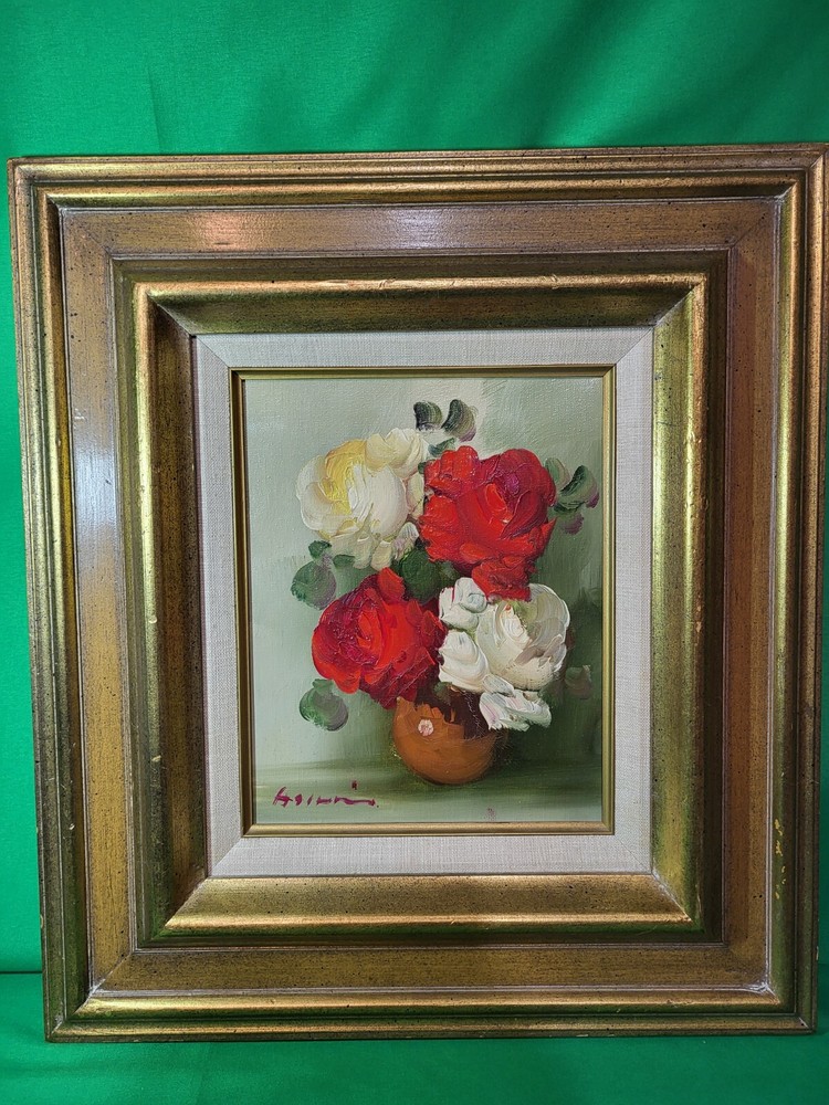 Beautiful oil paintingBeautiful flowers. Canvassize 10x8in.