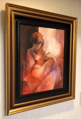 Henryk Kinski Oil Painting Signed on Canvas 25.5×22 in Contemporary Art Rare