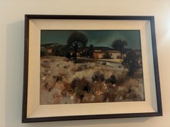 Robert Vernet-Bonfort Signed Original Oil Painting – French Landscape Village 🖼