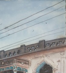 Watercolor Original Painting 12″ x 16″ „Puri, India“