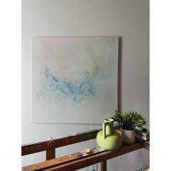 „Glimpse Of Heaven“ by O. Abstract Canvas Wall Art Modern Minimalist Home Decor
