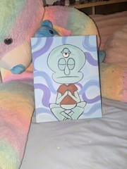 Sold Separately, Trippy OG Cartoon Paintings; Squidward And Bart
