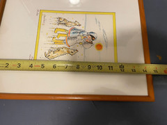 Vintage Signed Original Leo Brueckner Water Color. 1972. „THE KISS“