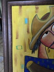 Cuban Art “ Don Quijote“ Acrylic ORIGINAL by M Ortiz