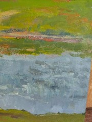Painting, river landscape. People’s Artist A. N. Shkurko.