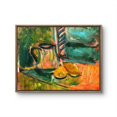 UNFRAMED Abstract painting on Сanvas wall-art signed Down To Earth Brand New
