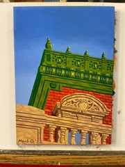 Benjamin Duke House NYC Original Oil Painting by Mark Oberndorf 7″ x 5″ Panel