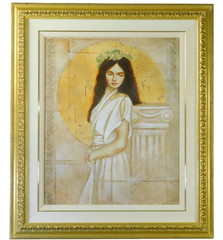John David Parrish “ Tranquility “ Pastel Painting Autograph Made in USA
