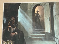 Carl Oscar Borg (1879 – 1947) Rare Original Illustration Art Painting
