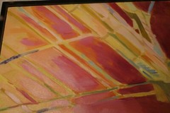 MIKE PROULX MINNEAPOLIS ARTIST OIL PAINTING MODERN WARM ABSTRACT ARCHITECTURE
