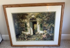Vintage Painting Square Framed