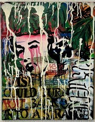 Original Pop Art ‘The Hurt’ 2021 Signed/Titled Acrylic Spray Paint Graffiti Art