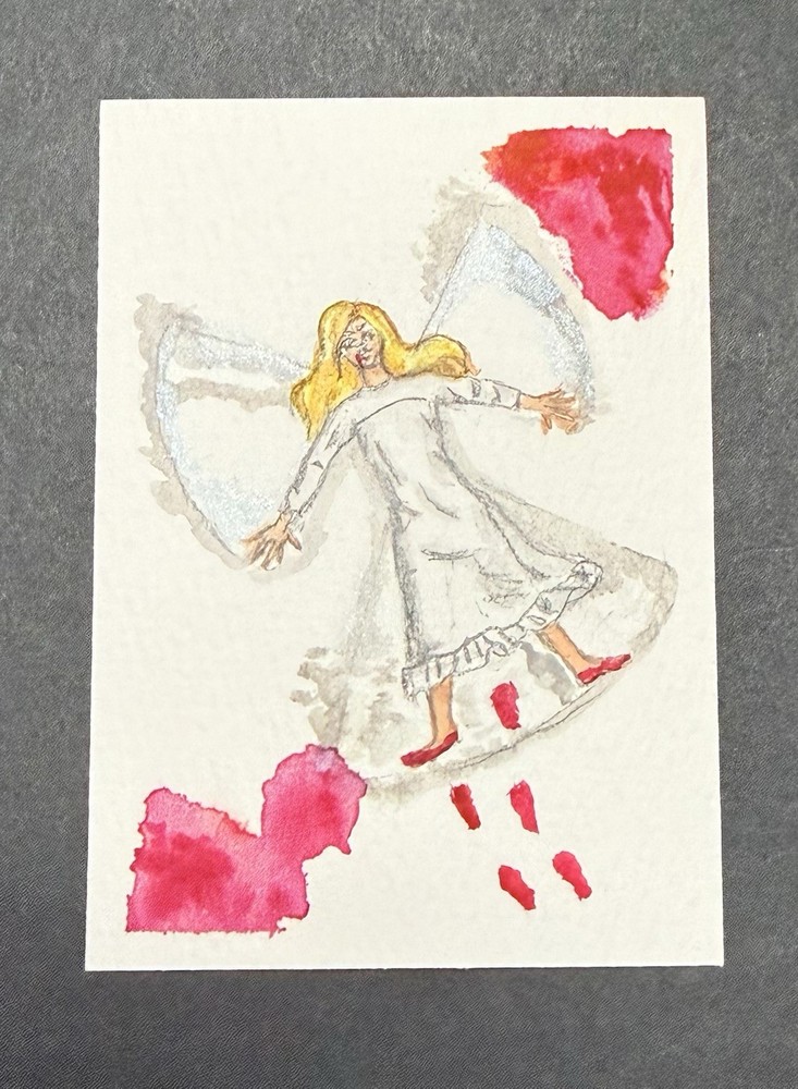 Original ACEO/100 HORROR ACEO’s in 100 DAYS/beks_and_lo/#9 LET ME IN