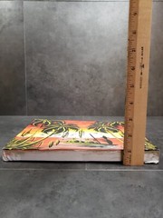 Tropical Island Painting Signed Vintage 60s 70s