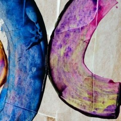 ABSTRACT ART ORIGINAL PAINTING WALL DECOR ART WALL MODERN ART HOME 11″ #643-2