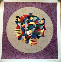 Anatole Krasnyansky Original Artwork “ Musical Sphere “ Signed Limited Edition