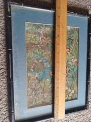 VINTAGE BALI PAINTING MASTERFUL TROPICAL M.D. NAYANA BATUAN FOLK PRIMITIVE RARE