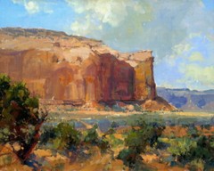 Arizona Mountain Oil painting Wall Decor Art Giclee Printed on canvas P287