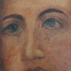 Antique Oil Portrait of a Young Boy — Late 19th / Early 20th Century