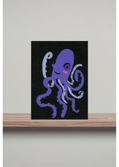 ACEO Art Trading Card Silly Octopus Acrylic Marker OOKA Original Painting