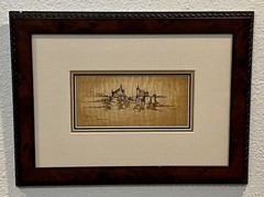 Original PAVEL FILGAS Watercolor Painting Bratislava Slovakia FRAMED