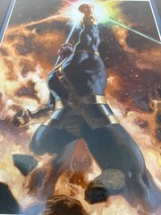 Thanos OA Painting Commission By David Palumbo With Masterpiece Glass Frame 🔥
