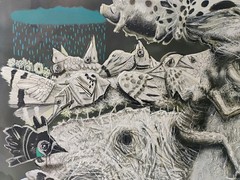 CUBAN ART ALAIN DONATE ACRYLIC CANVAS 30″X 40″SURREAL PAINTING CONTEMPORARY