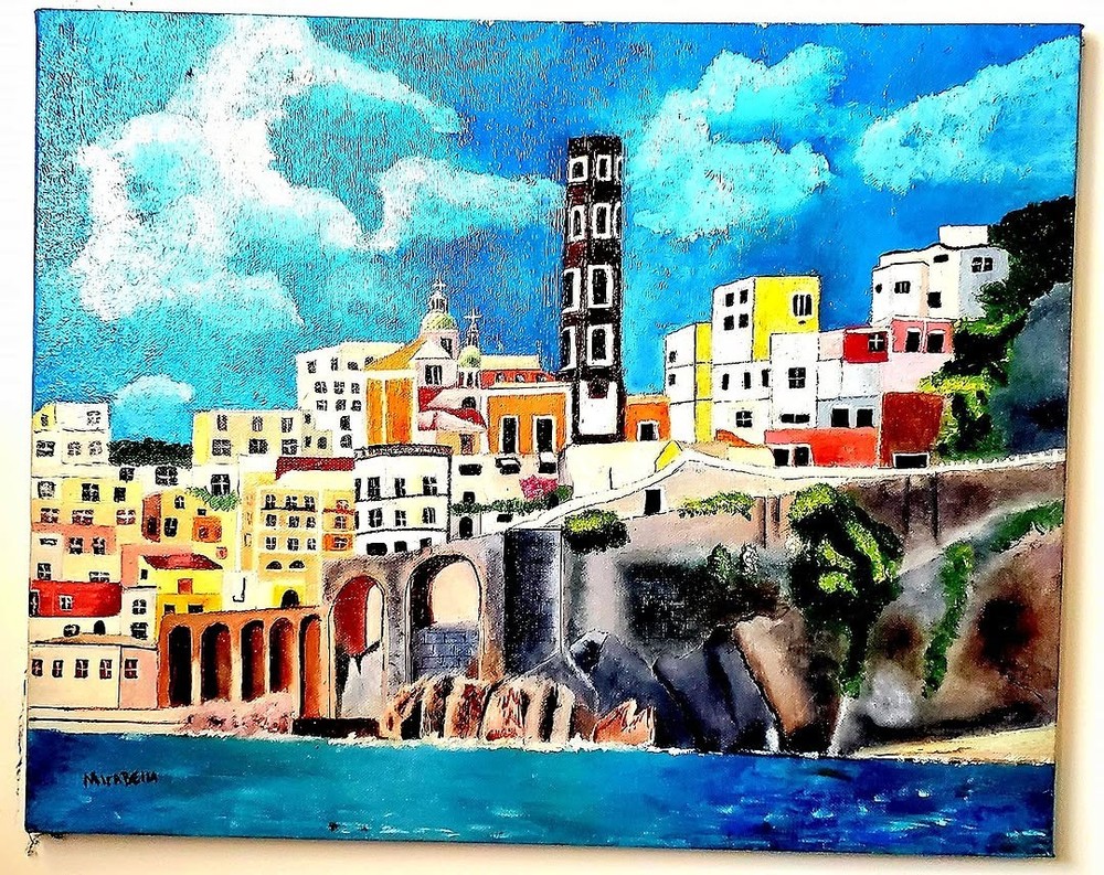 Art- One of a Kind- Still – 16″ x 20″- Oil on Canvas- Listed New Jersey Artist