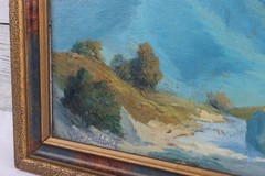 Original Clifford Park Baldwin California Landscape Oil Painting c.1940s Signed
