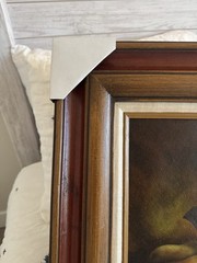 Vintage Original Kitchen Still Life Oil Painting Wood Frame Signed Wall Art