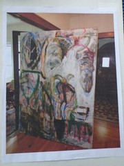 ABSTRACT MIXED MEDIA GIANT 5 FEET X 7 FEET PAINTING Torklesen galleries