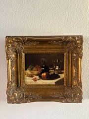 Corner of the Table Painting by Victoria Bubourg 1840-1926