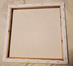 Super Rare Find Original Pineapple Hand Painted Art Canvas 12″ x 12″ Wood
