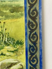 Russian Fairy Tale Painting Watercolor Gouache Konstantin Kuznetsov Signed Art