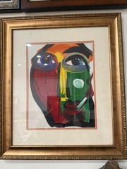 Peter Robert Keil Masterpiece Painting Framed 36+33