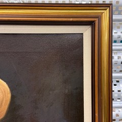 Original Oil Painting Brother Matthew OSF Portrait of Boy with Guinea Pig Signed