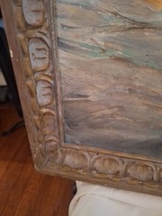 Reduced- Vintage Oil Painting by HORACE JAMES GAINE 33 1/2 × 27 1/2 Inches