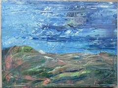 Original Abstract Composition, Oil Painting, Expressionism, 80.0 x 60.0 cm.