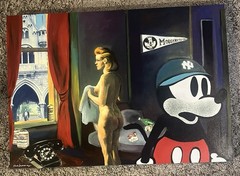 Nelson De La Nuez „Mickey’s Day Off“ 02/125 Limited PopLand Studio Authenticated