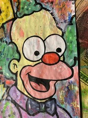 WILL STREET original painting 24×30/ Pokémon super Mario the Simpsons banksy pop