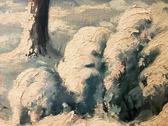 Old Impressionist Original Oil Painting Central Park New York Landscape Signed