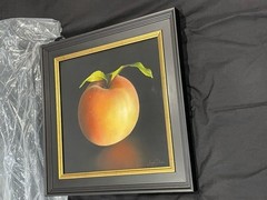 SANGITA PHADKE ORIGINAL PAINTING THE GLOWING PEACH framed pastel collection art