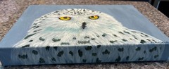 Snowy Owl Original Oil Painting