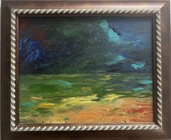 “Time for Change” Original hand painted 10×8 acrylic framed Painting