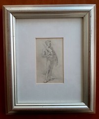 JOZEF ISRAELS (1824-1911) , Charcoal on Paper , Two sided portraits, Signed